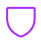 Simple shield icon